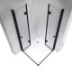 DK99 BLACK H 190 cm transparent