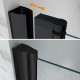 DK99 BLACK H 190 cm transparent