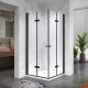 DK99 BLACK H 190 cm transparent