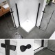DK99 BLACK H 190 cm transparent