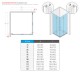 DK99 BLACK H 190 cm transparent
