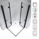 DK99 BLACK H 190 cm transparent