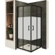 LANABLACK+ porte douche centre-opaque