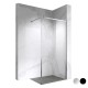 Lucia paroi douche à l'italienne verre 8 mm anticalcaire