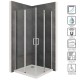 SOFIA Cabine de douche H 180 cm porte pivotante pliante acces pmr