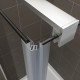 HELENA Cabine de douche avec joints de porte à fermeture magnétique