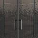 BOHA-PIX Cabine de douche design avec un verre sérigraphié motif pixellisé