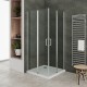 SOFIA Cabine de douche H190 cm portes pliantes pivotantes