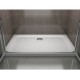 Porte de douche verre transparent