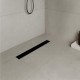 DUKA Caniveau pour douche à italienne noir