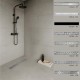 GUMI Caniveau de douche motif goutte d'eau