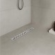 VAGO Caniveau de douche motif vague