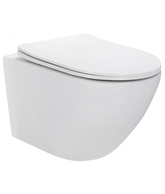 Toilette WC suspendu Carapelle avec abattant