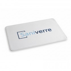 Tapis de bain blanc 60 x 40 cm Saniverre