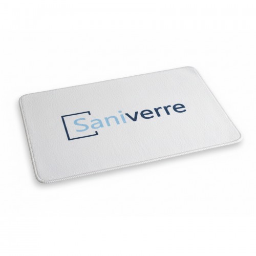 Tapis de bain blanc 60 x 40 cm Saniverre