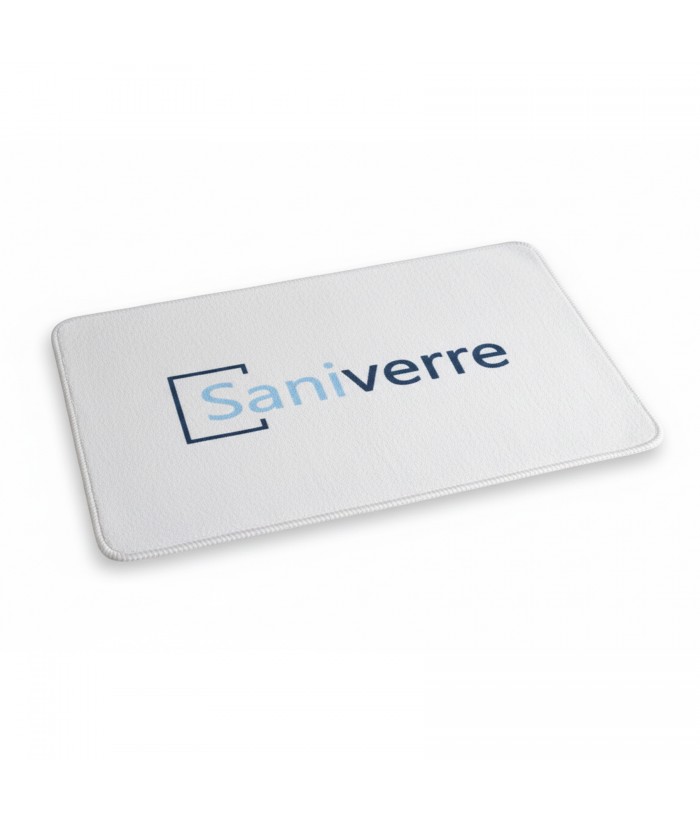 Tapis de bain blanc 60 x 40 cm Saniverre
