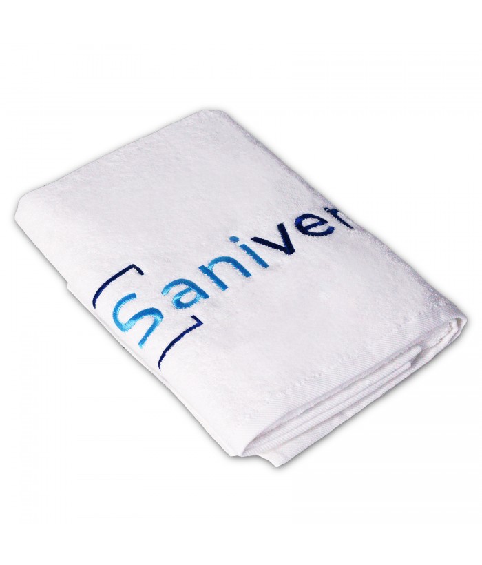 Serviette de bain blanche 140x70 cm Saniverre