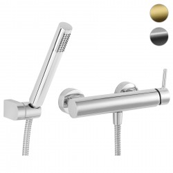 Mitigeur de douche avec douchette à main chrome