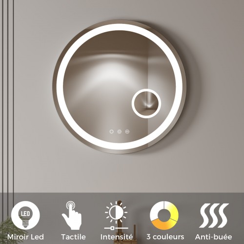 ARIA Miroir LED rond diamètre 60