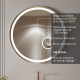 ARIA Miroir LED rond diamètre 80