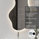 ONDA Miroir LED 70x110cm