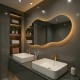 ONDA Miroir LED 80x120cm