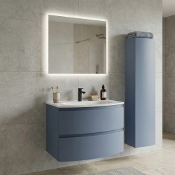 ARMONIA Meuble vasque 70 cm bleu mer