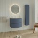 ARMONIA meuble vasque 70 cm bleu mer + 1 colonne
