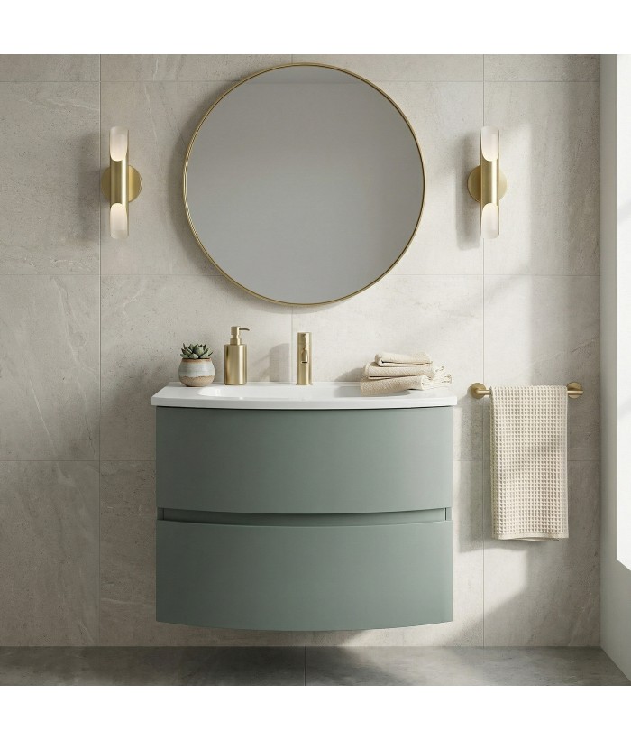 ARMONIA Meuble vasque 70 cm vert sauge