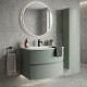 ARMONIA Meuble vasque vert sauge + 1 colonne