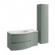 ARMONIA Meuble vasque 105 cm vert extension droite + 1 colonne