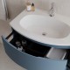 ARMONIA meuble double vasque 140 cm Bleu-Mer