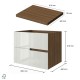 Meuble largeur 60 cm + plateau