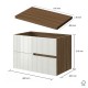 Meuble largeur 80 cm + plateau