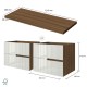 2 meubles de 60cm de large + plateau
