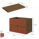 Meuble largeur 80 cm + plateau
