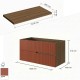 Meuble largeur 100 cm + plateau