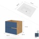 Meuble largeur 60 cm + vasque