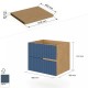 Meuble de 60 cm de large + plateau