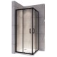 LANABLACK Cabine douche H 180 cm porte coulissante