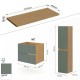 Meuble de 60 cm de large en 2 exemplaires + plateau + 1 colonne