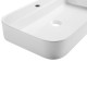 CALMA 60 Vasque à poser en céramique Blanc brillant