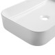 LUPIA Vasque à poser rectangulaire  60 x 37 cm blanc brillant