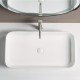 LUPIA Vasque à poser rectangulaire 71 x 37 cm blanc brillant