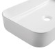 LUPIA Vasque à poser rectangulaire 71 x 37 cm blanc brillant