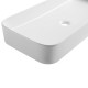 LUPIA Vasque à poser rectangulaire  80 x 37 cm blanc brillant