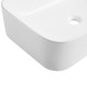 POLA Vasque à poser rectangulaire 50 x 38 cm Blanc mat