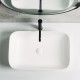 POLA Vasque à poser rectangulaire 61 x 38 cm Blanc mat