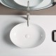OPERA Vasque à poser ovale 50 x 36 cm Blanc brillant