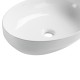 OPERA Vasque à poser ovale 50 x 36 cm Blanc brillant